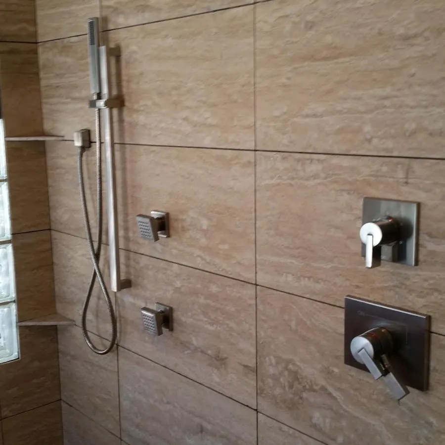 Shower fixture installation for Frozen Pipe Repair in Belleville